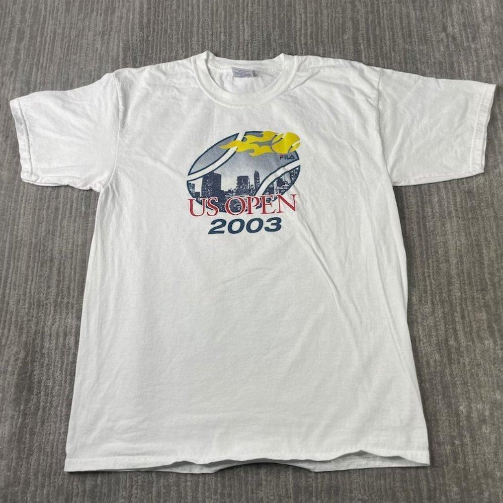 US Open 2000S Tennis Skyline Y2K Aesthetic T-Shirt
